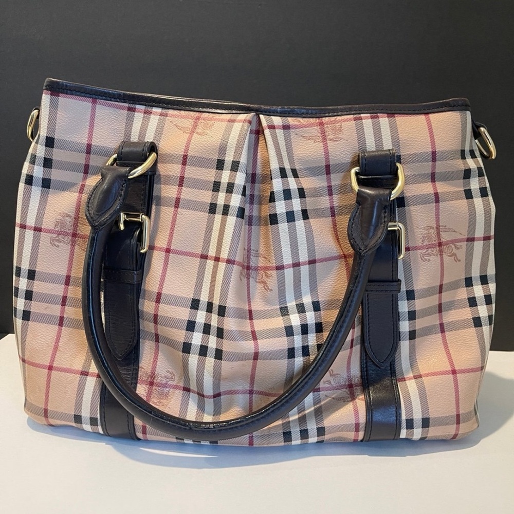 Burberry Cream and Black Bags
